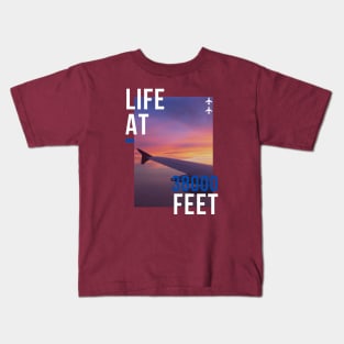 Life at 38000 Feet Kids T-Shirt